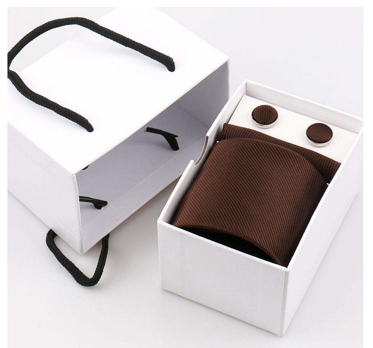 Conjunto de Gravata Elegante p - Neck Tie Set Box avaliação e preço