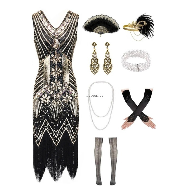 Fantasia de Vestido Flapper do - Men'S Accessories In The 1920S avaliação e preço