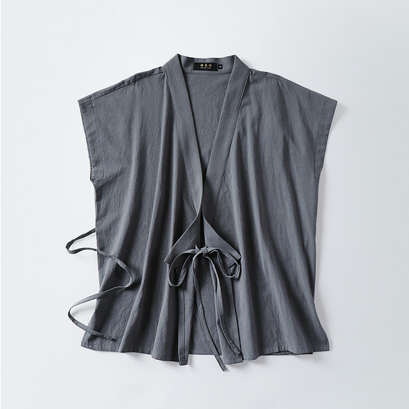 Colete Masculino Chinês de Alg - Men'S Kimono Accessories avaliação e preço