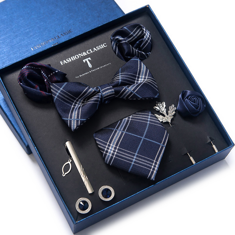 Atacado clássico casamento pre - Neck Tie Set Box avaliação e preço