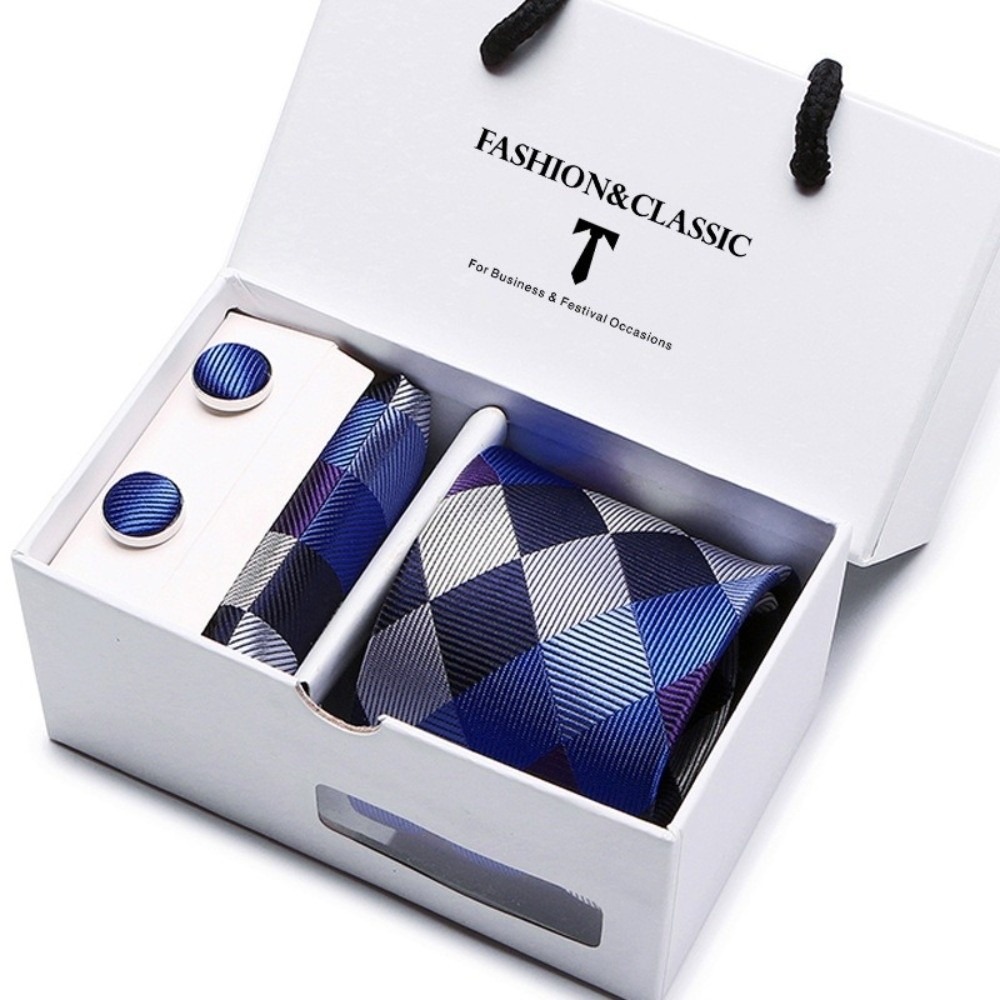 Conjunto de gravata de seda ja - Neck Tie Set Box avaliação e preço