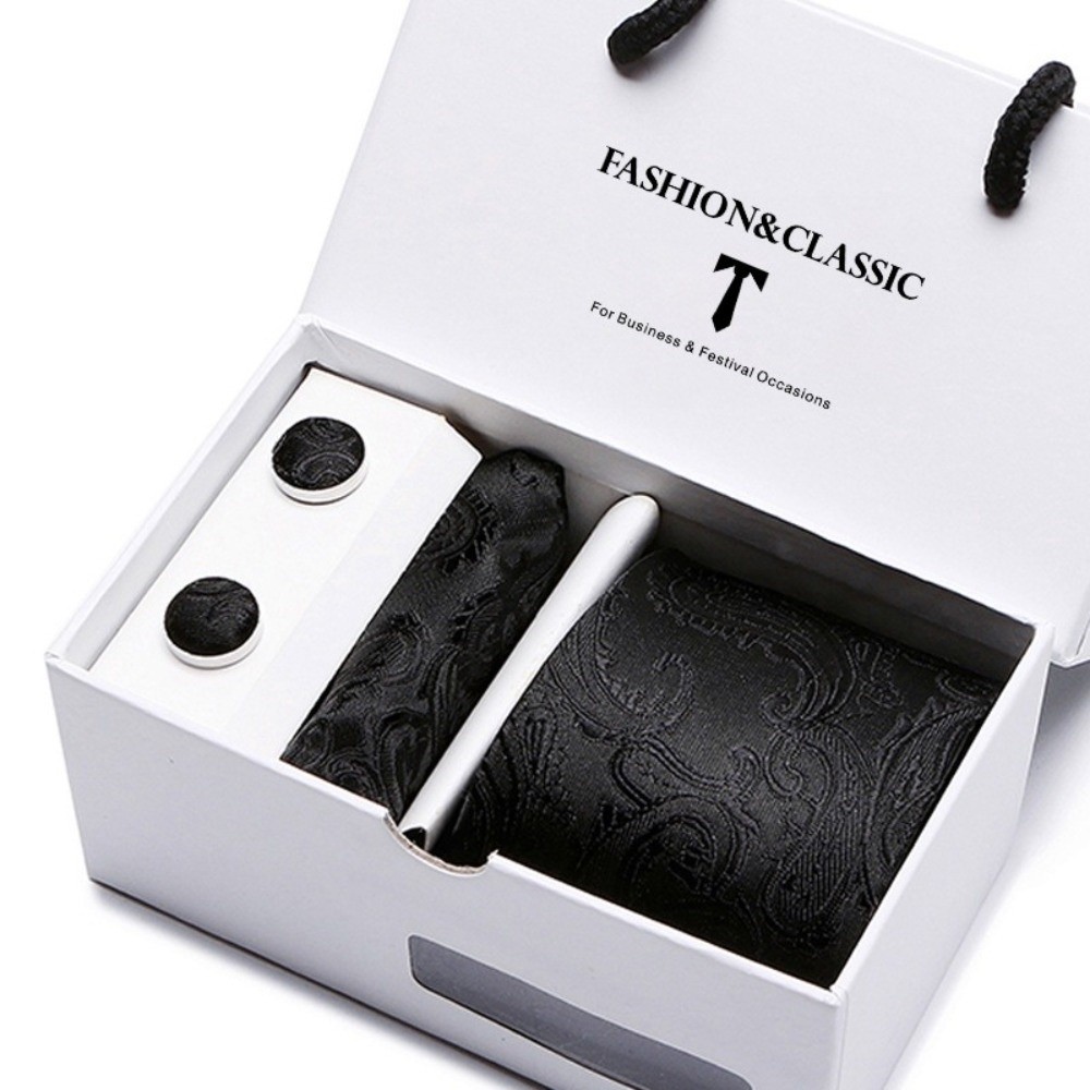 Conjunto de gravatas de seda j - Neck Tie Set Box avaliação e preço