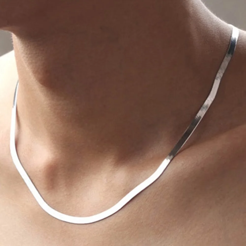 Colar de corrente de cobra de  - Men Accessories Neck Chain avaliação e preço